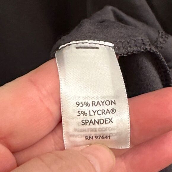 J Jill Stretch Jersey Knit Midi Dress Sleeveless Size Medium Gray Minimalist - Picture 8 of 10